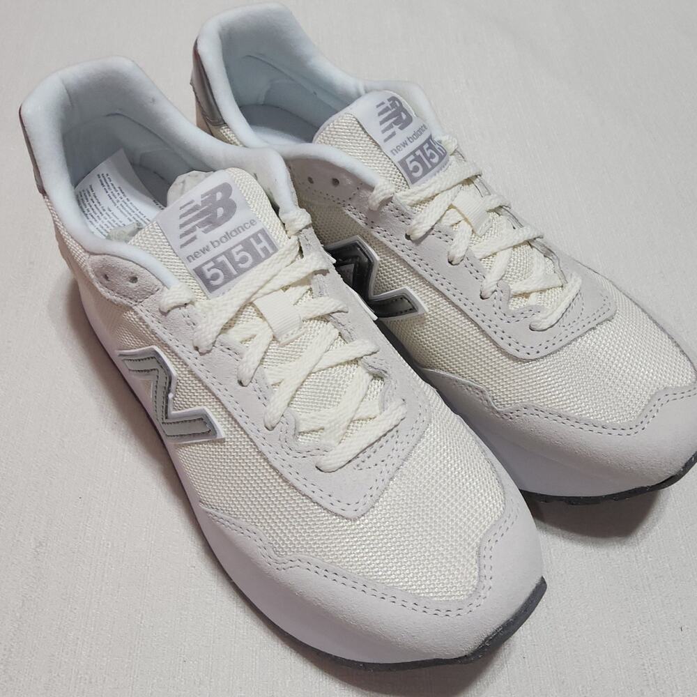 New balance 515 white and gray size 9 women's platform shoes